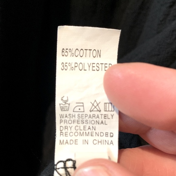 Women’s Black Round Neck Top with Layered Short Sleeves & Frayed Edges Plus 3X - Picture 8 of 8